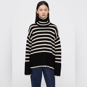 Toteme Inspired black and white striped Sweater, brand new